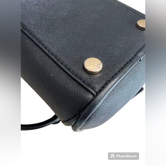 🌟Certificate of Authenticity- Michael Kors Medium Cleo Satchel Black - Picture 10 of 14